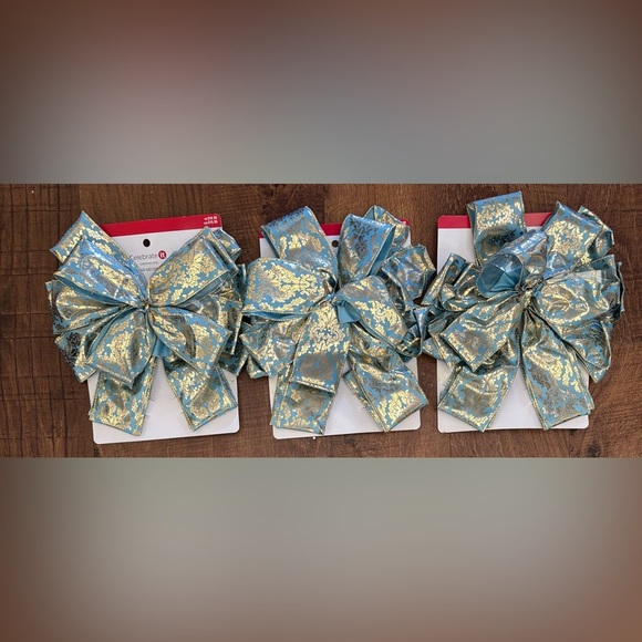 NWT Christmas Xmas tree topper bow bundle 7 total - Picture 2 of 6